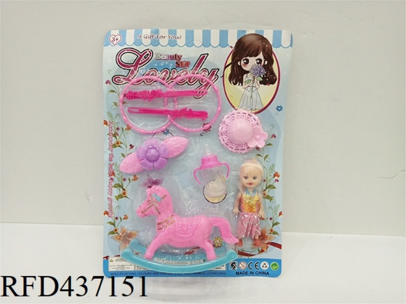 3.5 INCH BARBIE + ACCESSORIES