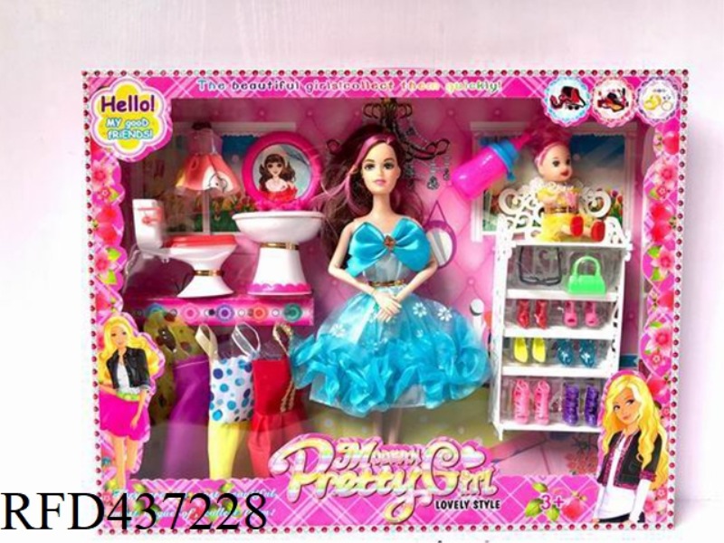 11 INCH SOLID 9-JOINT BARBIE DOLL