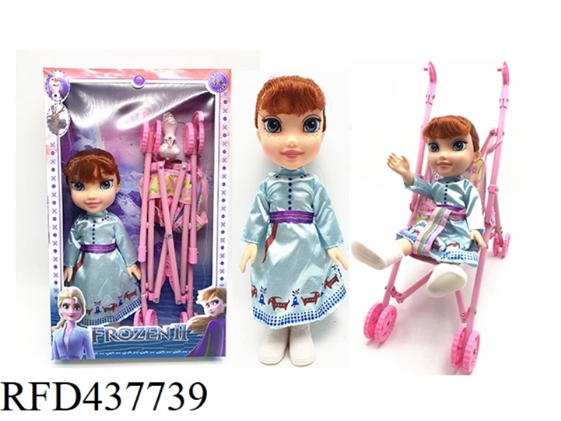 THE 4TH GENERATION THEME SONG WITH LIGHT AND MUSIC 14-INCH SOLID BODY ICE AND SNOW DOLL WITH MANUAL
