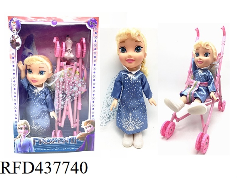 THE 4TH GENERATION THEME SONG WITH LIGHT AND MUSIC 14-INCH SOLID BODY ICE AND SNOW DOLL WITH MANUAL