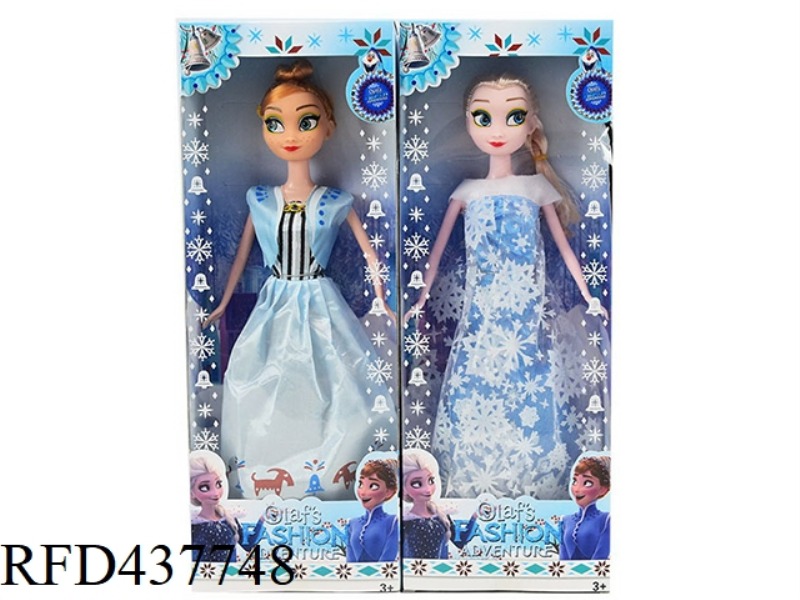 THE THIRD GENERATION 11.5 INCH MUSIC BODY ICE AND SNOW BARBIE