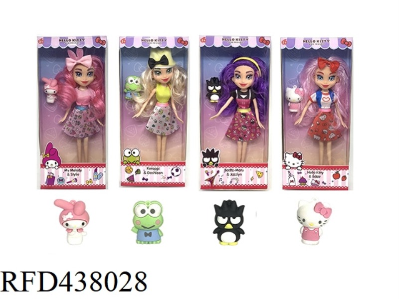 9 INCH SOLID BODY 6 JOINT BARBIE CONTACT SERIES WITH GENUINE ONE TO ONE SOLID BODY DOLL (4 STYLES MI