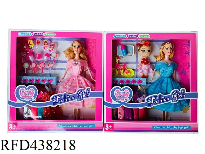 11.5 INCH REAL BODY LIVE FASHION BARBIE WITH ACCESSORIES 2 MIXED