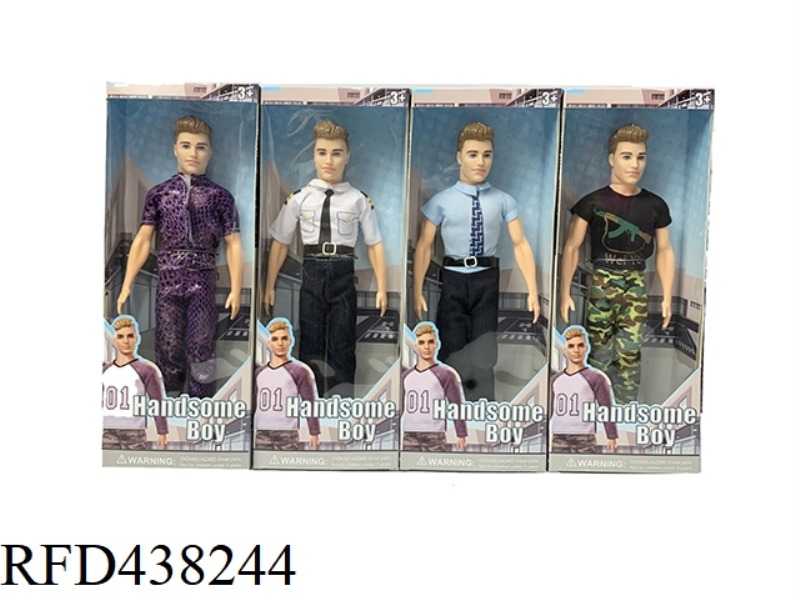 11.5 INCH WINDOW BOX REAL FASHION BODY MAN BARBIE
