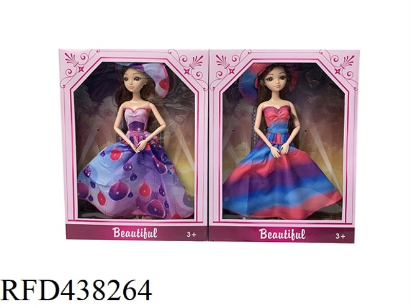 11.5 INCH WINDOW BOX SOLID BODY 3D EYE FASHION BARBIE