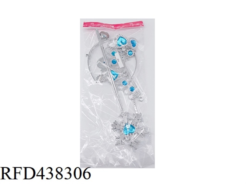 CROWN JEWELRY SIX PIECE PLATING BLUE