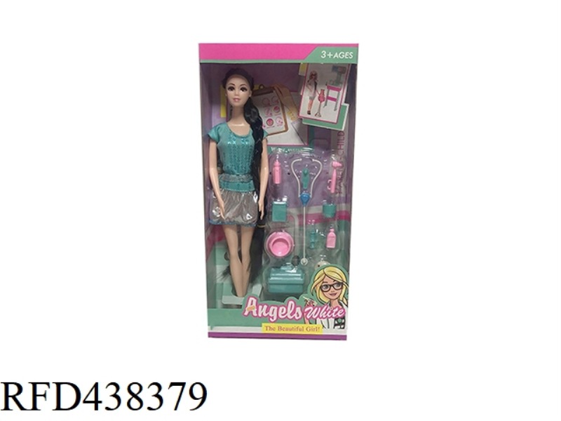 11.5 INCH LIVE FASHION BARBIE WITH MEDICAL ACCESSORIES BLISTER