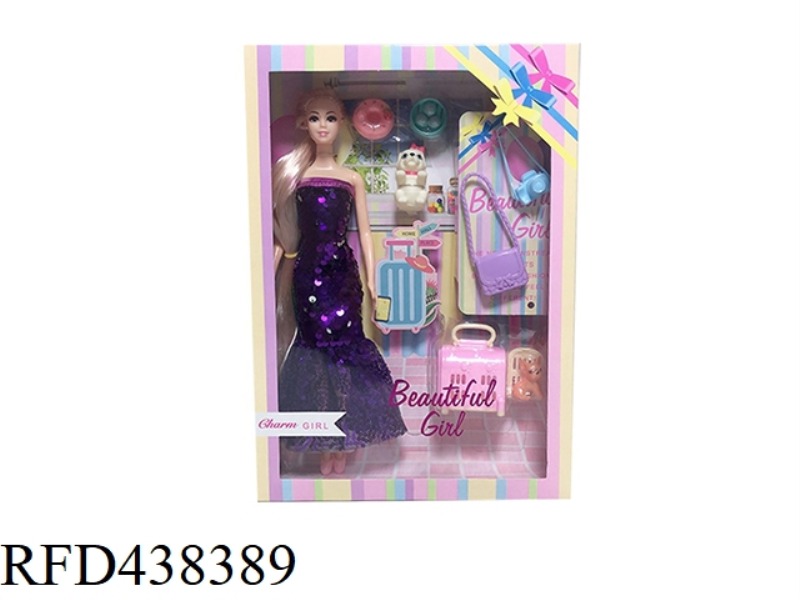 11.5 INCH LIVE FASHION BARBIE DOG BLISTER ACCESSORIES AND DOG CAGE BLISTER BAG SMALL CAMERA
