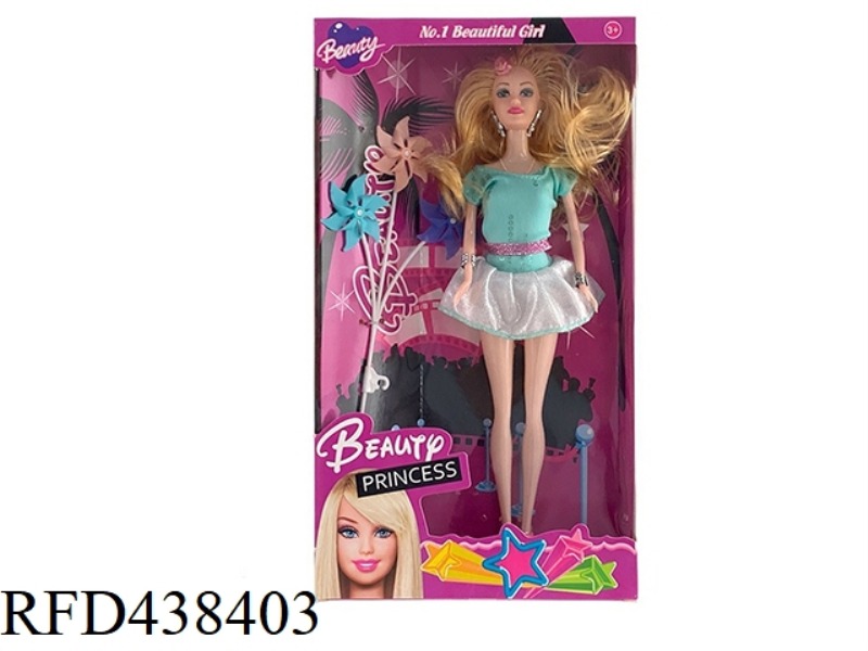 11.5 INCH REAL LIVE FASHION BARBIE WITH WINDMILL ACCESSORIES