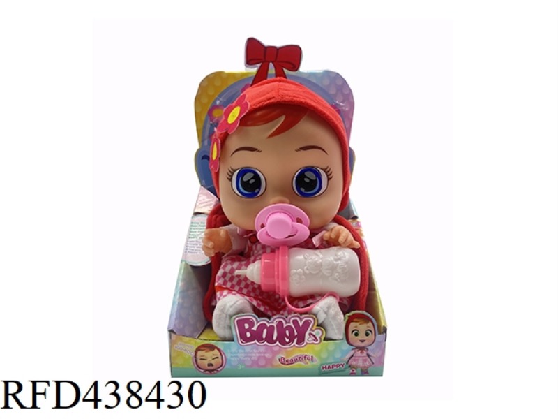 FAIRY TALE PLUSH LITTLE RED 10TH GENERATION 14 INCH VINYL CRYING DOLL