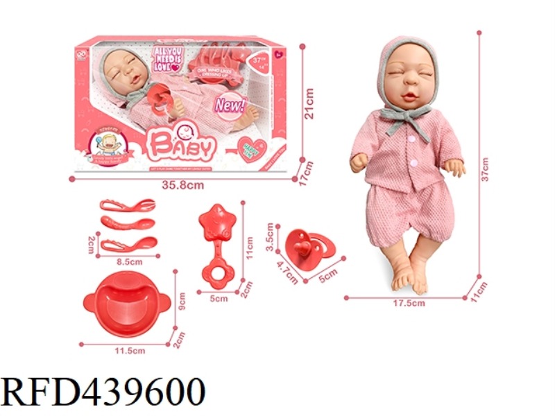 14 INCH SLEEPING NEWBORN DOLL