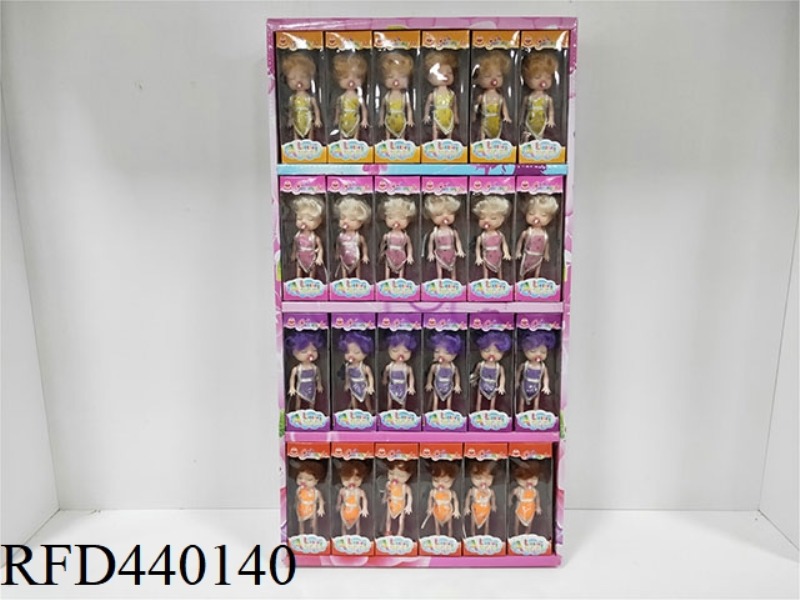3 INCH SLEEPING BABY WITH PACIFIER 48PCS