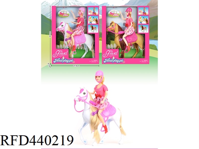 12 INCH BARBIE RIDING