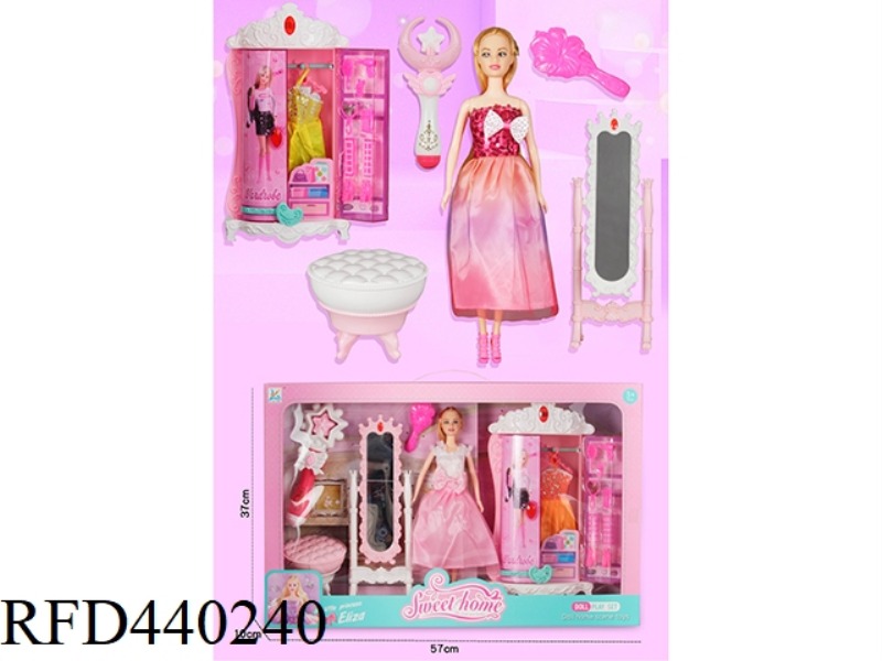 WARDROBE DRESSING TABLE WITH 11 JOINT BARBIE