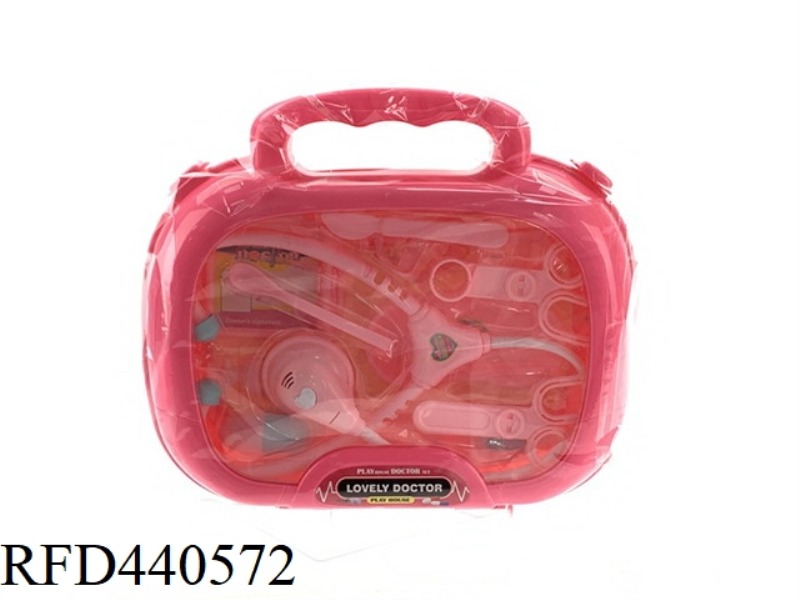 PLAY HOUSE DOCTOR TOY TOTE BOX
