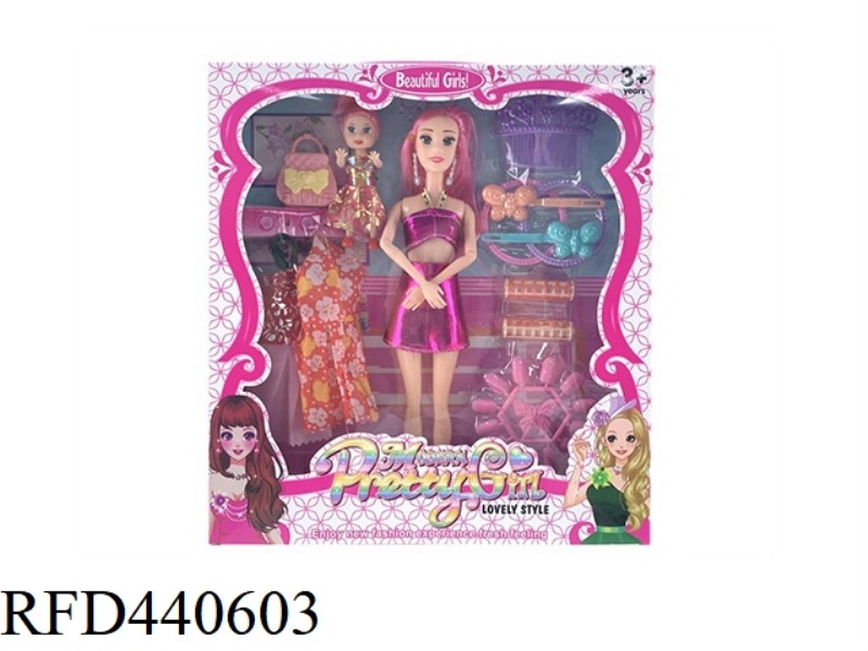 11 INCH 9 JOINT BIG FOOT BARBIE DOLL