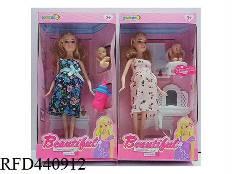 EMPTY PREGNANT BARBIE