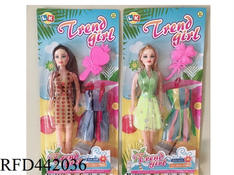 11.5-INCH EMPTY BODY BARBIE MATCHING CLOTHES
