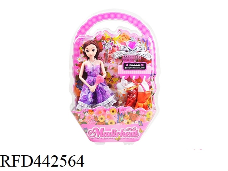 11.5 INCH SOLID BODY BARBIE SUIT (11 JOINTS, 3D EYES)