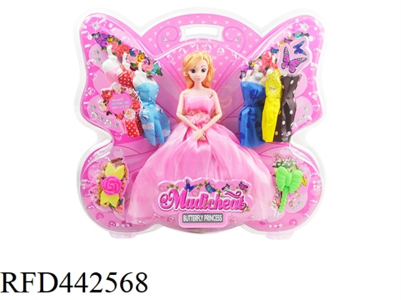 11.5 INCH SOLID BODY BARBIE SUIT (11 JOINTS, 3D EYES)