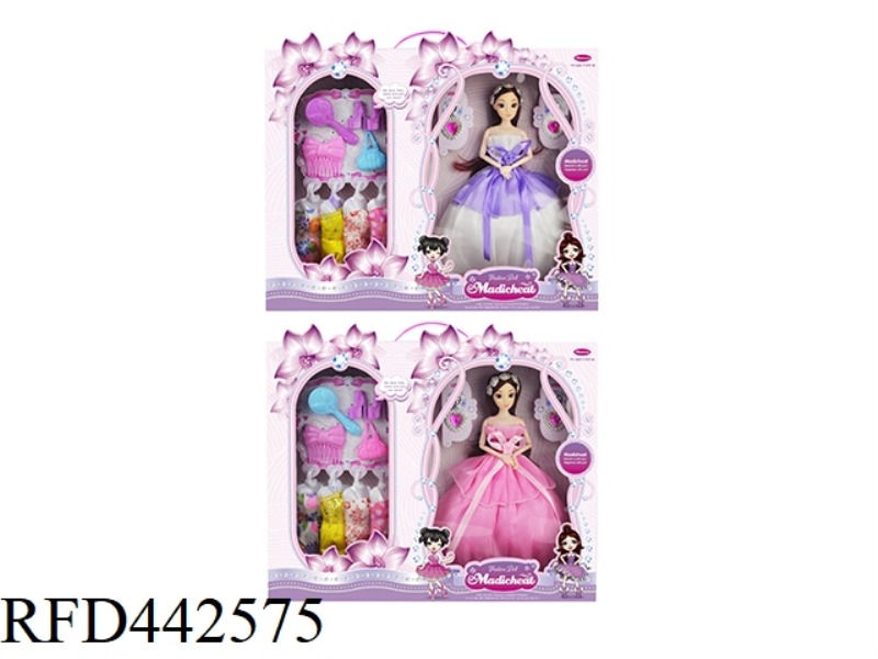 11.5 INCH SOLID BODY BARBIE SUIT (3D EYEBALLS, JOINTS CAN SWING)