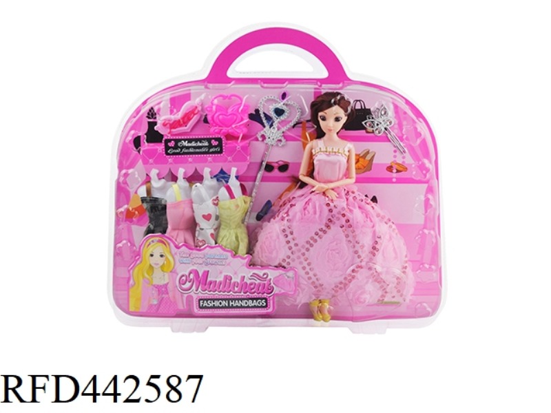11.5 INCH SOLID BODY BARBIE SUIT (11 JOINTS, 3D EYES)