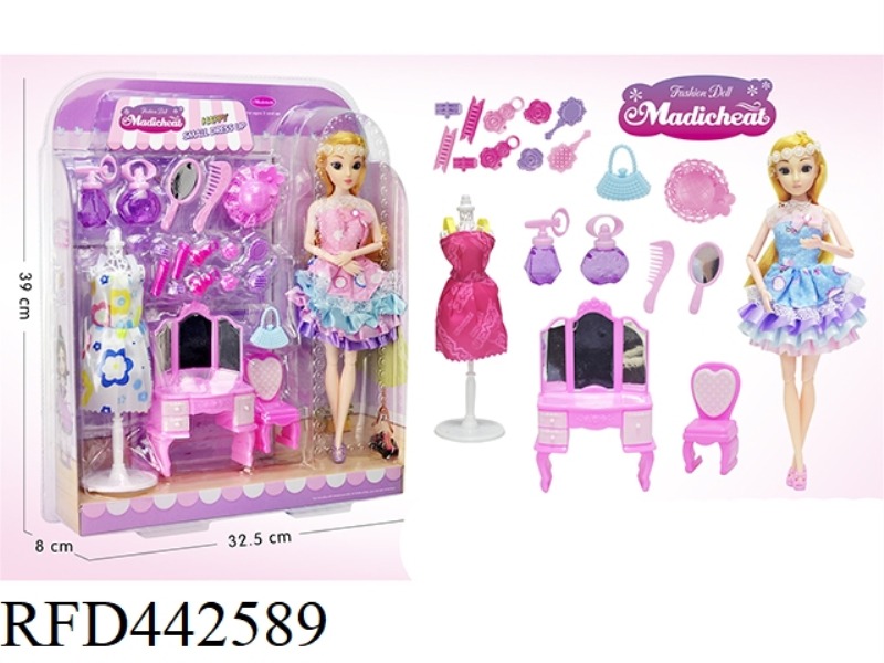 11.5 INCH SOLID BODY BARBIE SUIT (11 JOINTS 3D EYES)