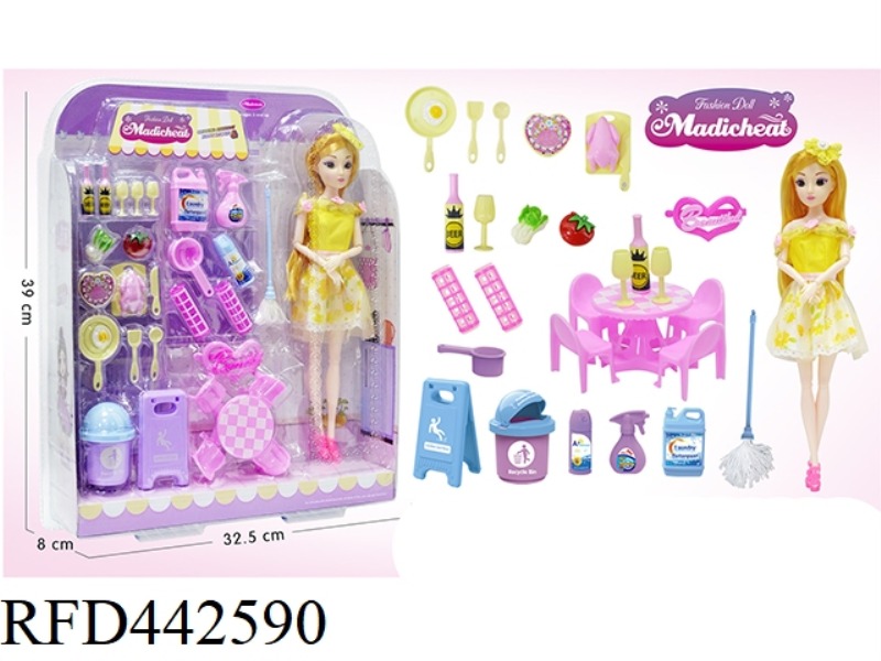 11.5 INCH SOLID BODY BARBIE SUIT (11 JOINTS 3D EYES)