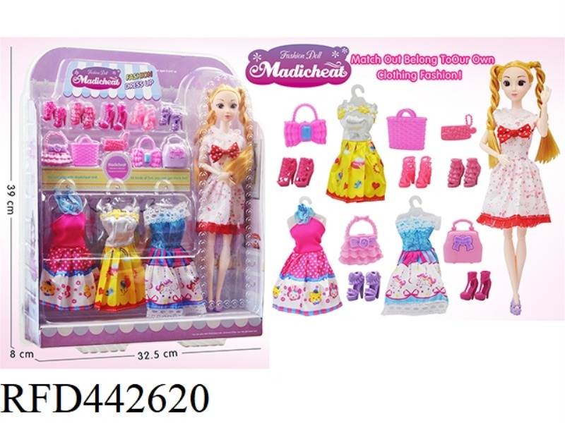 11.5 INCH SOLID BODY BARBIE SUIT (11 JOINTS 3D EYES)
