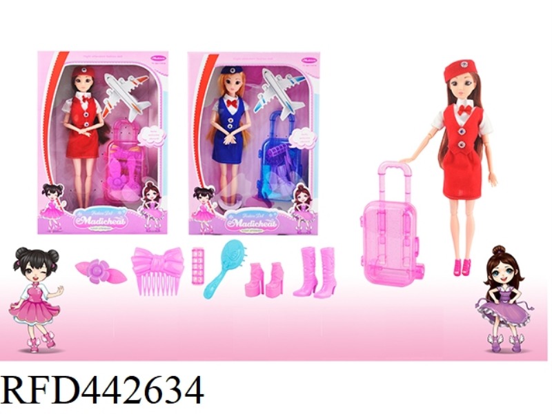 AVIATION DOLL SET (11 JOINTS, 3D EYES)