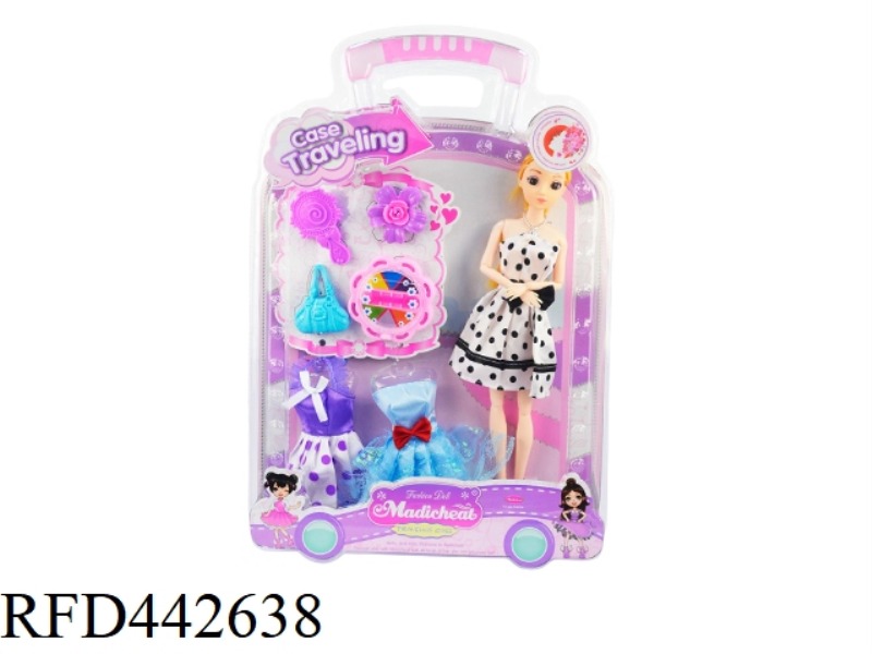 11.5 INCH SOLID BODY BARBIE SUIT (11 JOINTS, 3D EYES)