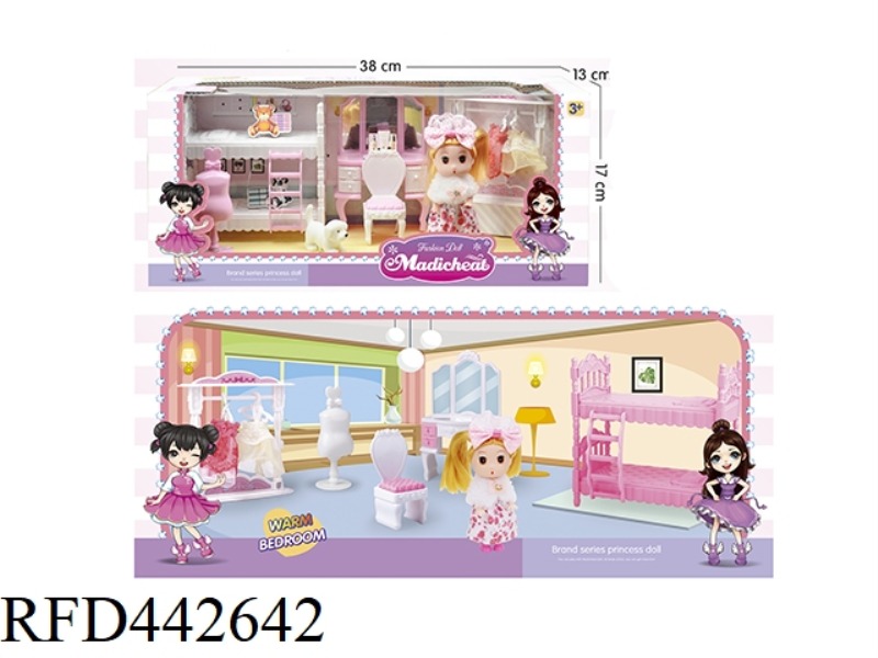 LITTLE BARBIE BEDROOM SET