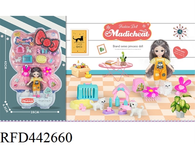 6 INCH DOLL SET (3D EYES)