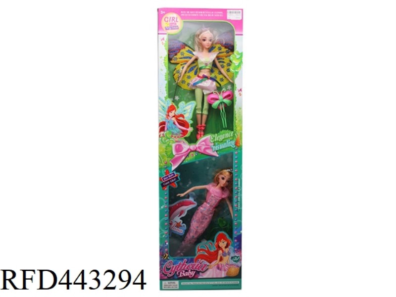11.5-INCH MODEL BODY BUTTERFLY FAIRY MODEL BODY MERMAID ASSEMBLY