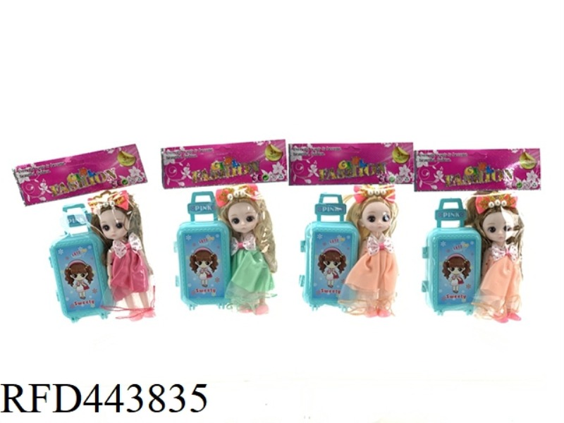 6-INCH LEAF LORI DOLL WITH SUITCASE