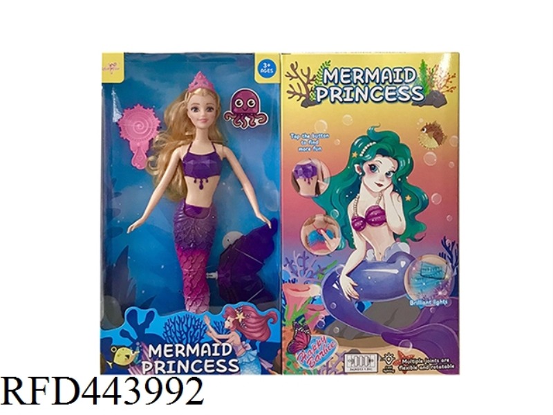 12 INCH FULL BODY LIVE HAND MERMAID BARBIE