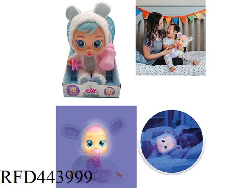 NURSE BEAR - 6TH GENERATION 14 INCH ENAMEL CRYING DOLL
