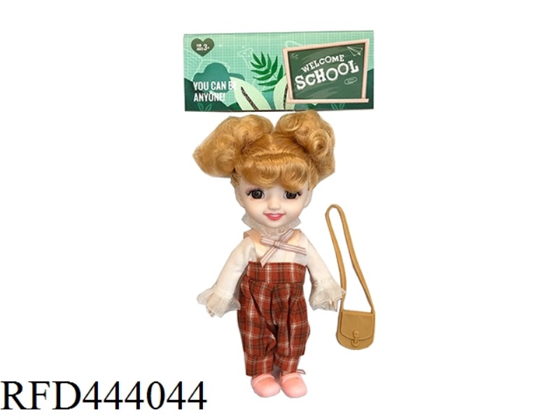 6-INCH SOLID BODY 12 JOINT SOLID BODY LITTLE LAURIE 3D REAL EYES WITH SMALL BAGS ONE BY ONE