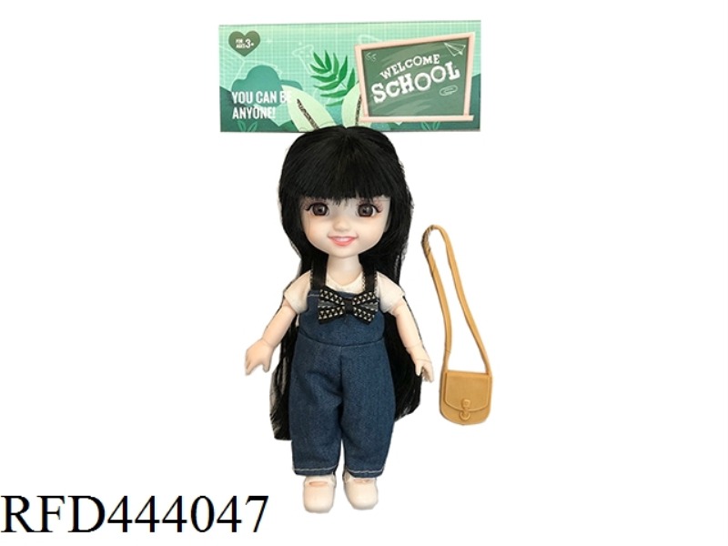 6-INCH SOLID BODY 12 JOINT SOLID BODY LITTLE LAURIE 3D REAL EYES WITH SMALL BAGS ONE BY ONE