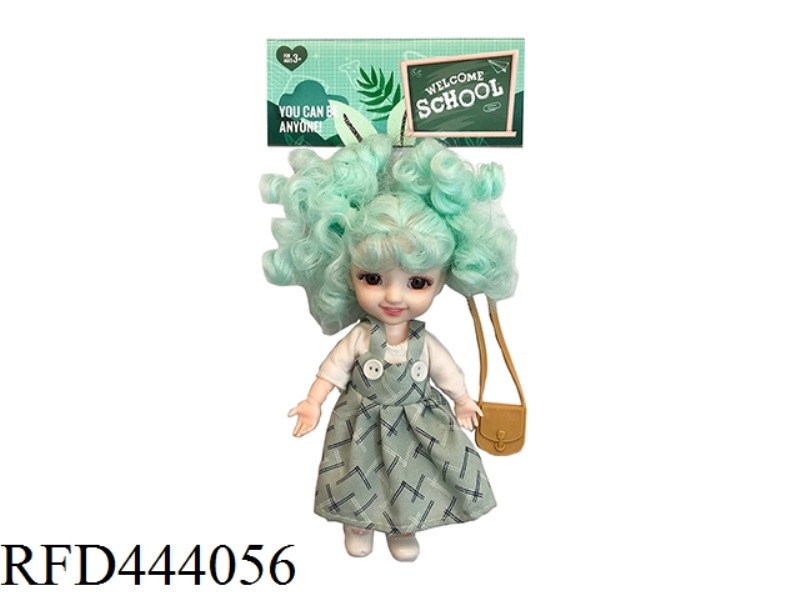 6-INCH SOLID BODY 12 JOINT SOLID BODY LITTLE LAURIE 3D REAL EYES WITH SMALL BAGS ONE BY ONE