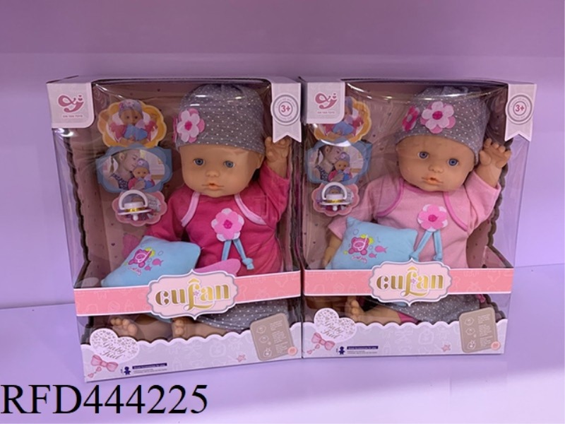 14 INCH COTTON BODY, RUBBER LINED HANDS AND FEET