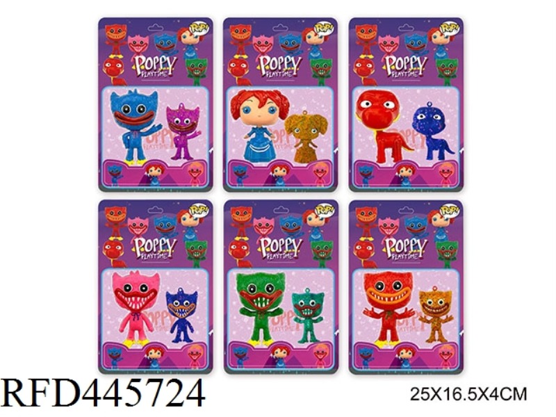 6 KINDS OF 2.5-4-INCH BOBBY GAME DOLLS