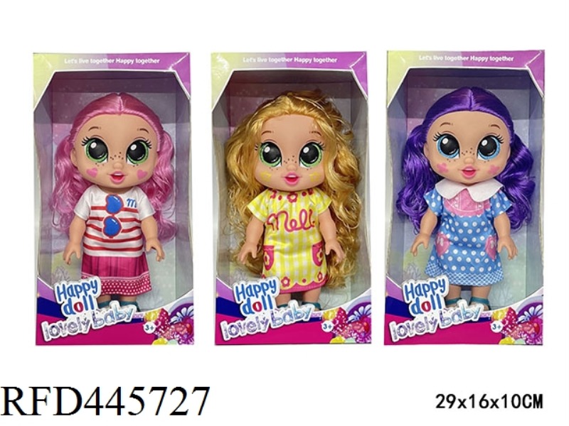 12 INCH FULL BODY ENAMEL KINDIKIDS (WITH MUSIC) 3 MIXED