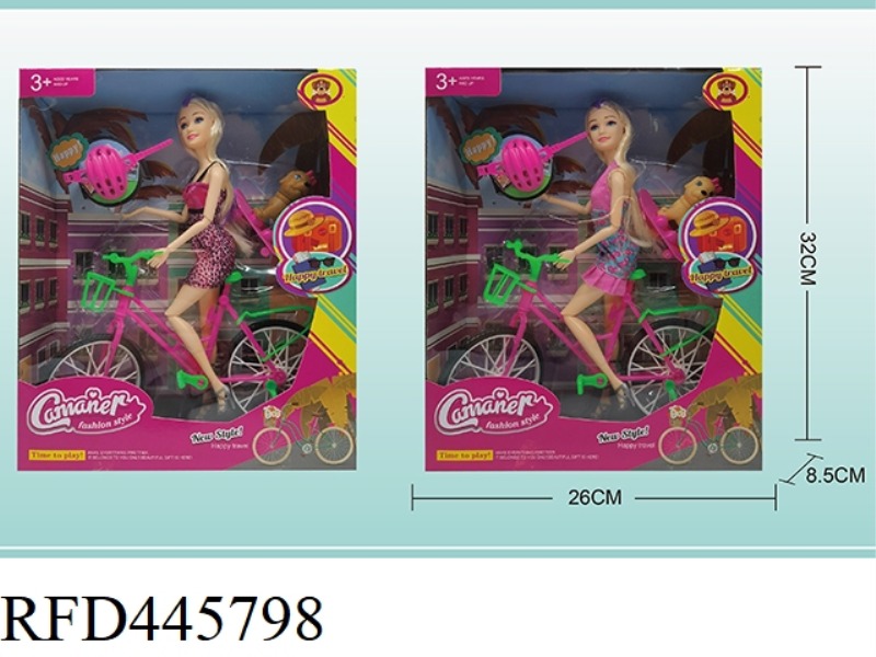 BARBIE WITH BIKE HELMET
