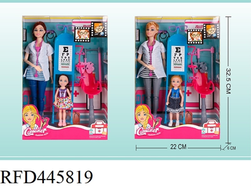 11 INCH OPHTHALMOLOGIST WITH 5.5 INCH GIRL