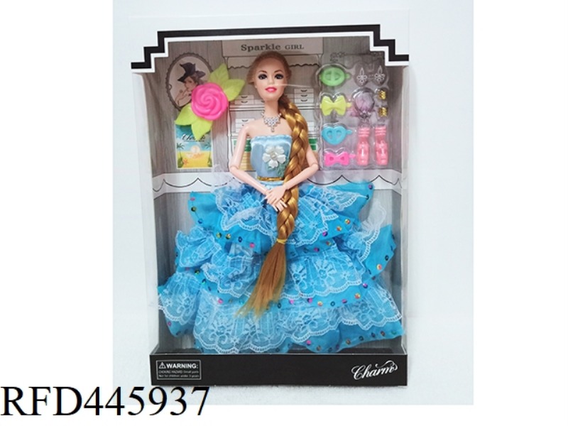 11 INCH FULL BODY JOINT LONG HAIR BARBIE