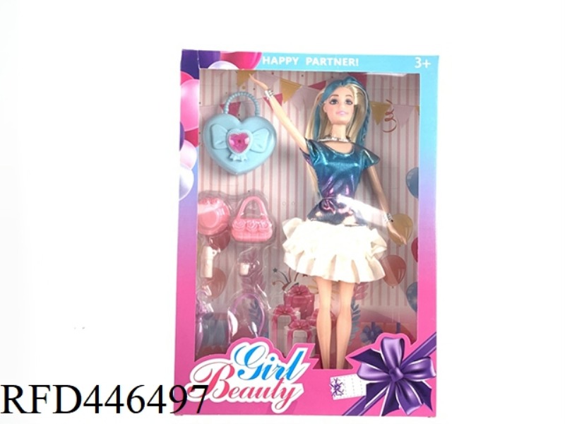 11 INCH BARBIE DOLL WITH ACCESSORIES