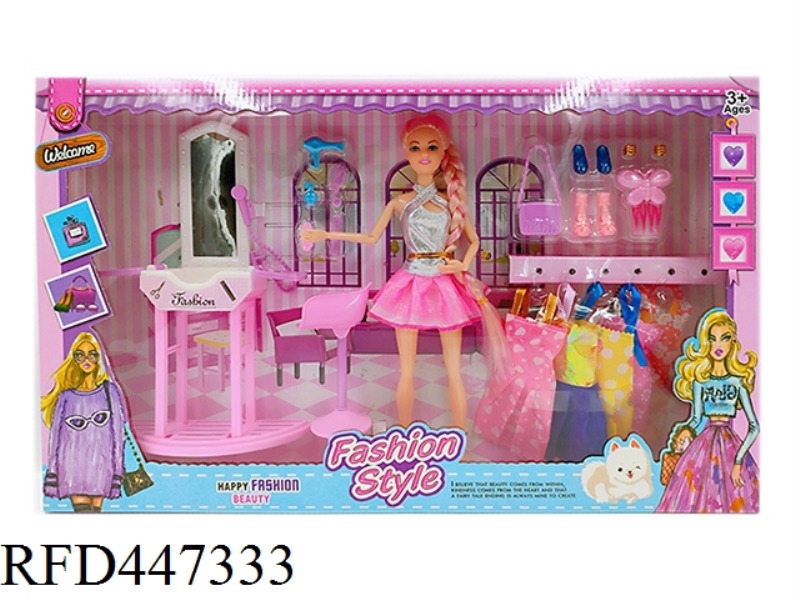 11.5-INCH FULL BODY 9-JOINT FASHION SKIRT BARBIE