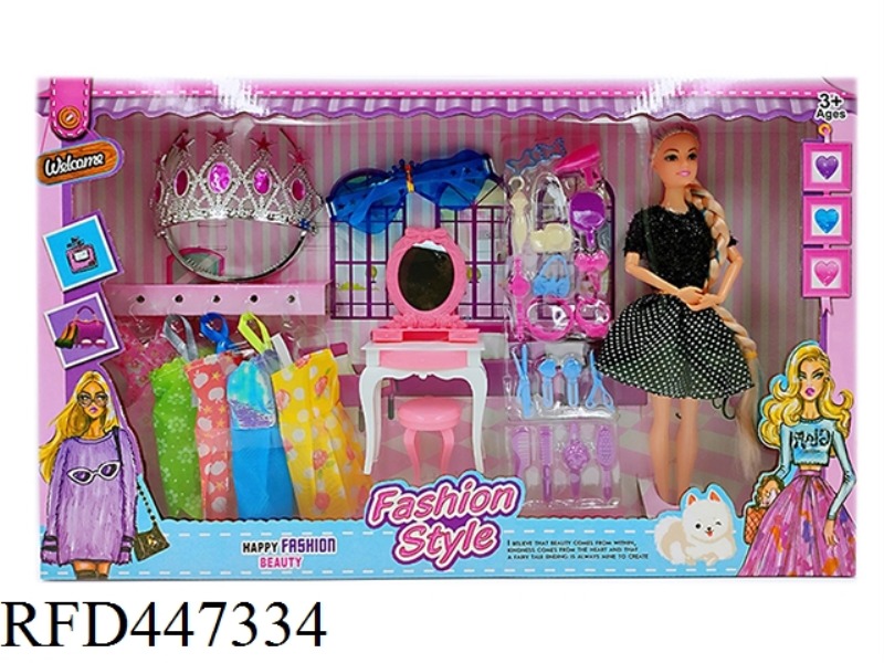 11.5-INCH FULL BODY 9-JOINT FASHION SKIRT BARBIE