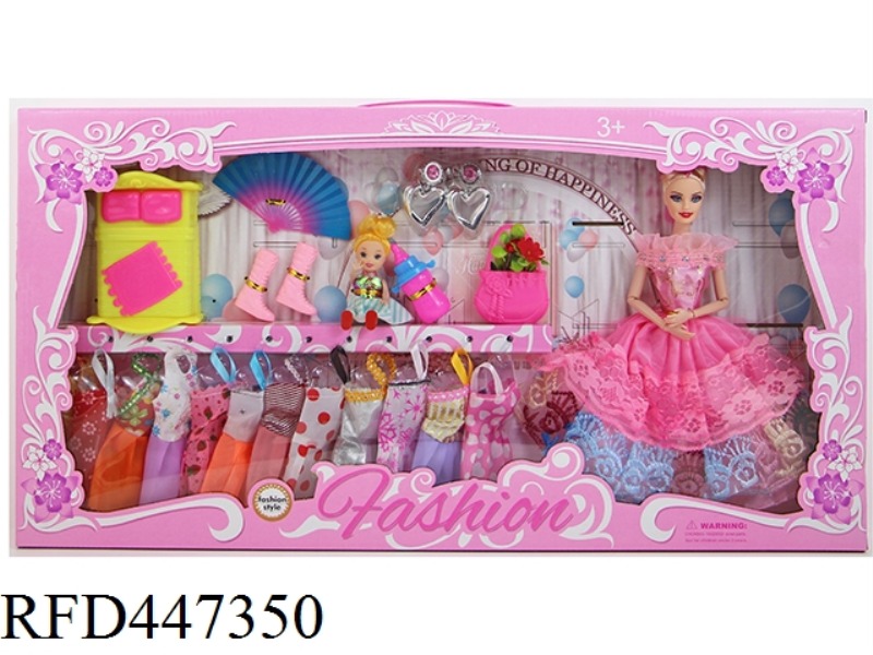 11.5-INCH SOLID 9-JOINT BARBIE DOLL